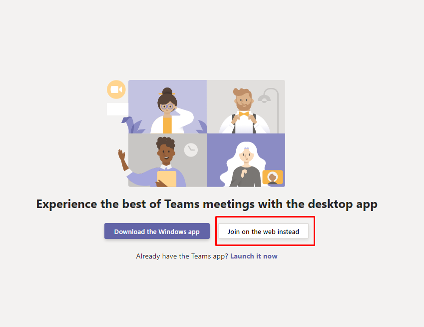 how to join a microsoft teams meeting in browser